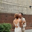 Bride wearing Sydney by Maggie Sottero kissing her husband