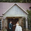 Bride And Groom Dancing Together. Bride Wearing Tulle Wedding Dress Called Mirra By Maggie Sottero