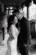 Groom With Bride Wearing Elegant Sleeved Wedding Dress Cambridge Dawn By Sottero And Midgley