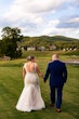 Curvy real bride wearing lace mermaid wedding dress called Judson by Maggie Sottero.