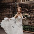 Bride wearing Sydney by Maggie Sottero twirling in her dress