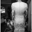 Bride Wearing Modest Lace Wedding Dress Called Tuscany Leigh By Maggie Sottero