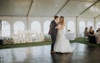 Bride wearing Danielle by Maggie Sottero dancing with her husband