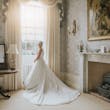 Bride In Sparkle Tulle Square Back Symphony Maggie Sottero