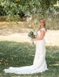 Bride Wearing Sultry Lace Cap Sleeve Wedding Dress Chauncey By Sottero And Midgley