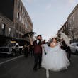 Bride In V-neck Ballgown Fatima Maggie Sottero With Groom