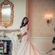 Bride Wearing Lace Mermaid With Over Skirt Kaysen By Maggie Sottero