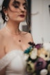 Bride In Beaded Satin Fabienne Sottero And Midgley