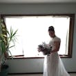 Bride In Modest A-line Courtney Leigh Rebecca Ingram