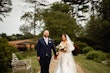 Bride In Mikado Mermaid Pippa Lynette Rebecca Ingram With Groom