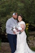 Bride In Modest A-line Courtney Leigh Rebecca Ingram With Groom