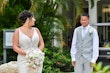 Bride wearing Franklynn by Sottero and Midgley looking at a family member