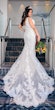 Bride In Lace Sheath Wedding Dress Called Delilah By Maggie Sottero