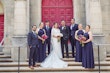 Groom With Bride Wearing White Lace Wedding Dress