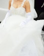 Bride Wearing Princess Ballgown Called Elton By Sottero And Midgley Wearing Gloves