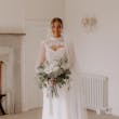 Bride wearing Yates wedding dress by Maggie Sottero