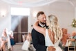 Groom With Bride Wearing Lace Ballgown Zachary By Sottero And Midgley