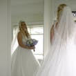 Bride In Lace A-Line Wedding Dress Called Taylor By Maggie Sottero With Long Veil