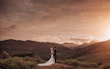 Real Bride wearing rustic boho lace wedding dress called Kendall by Maggie Sottero.