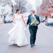 Bride In Square Neck Wedding Dress Called Sawyer By Sottero And Midgley
