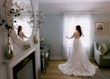 Bride Wearing Lace Long Sleeve Aline Wedding Dress Called Winter By Maggie Sottero