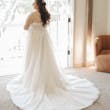 Bride Wearing A-line Bridal Dress Ainsleigh By Rebecca Ingram