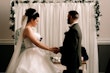 Bride In Tiered Ballgown Yasmin Maggie Sottero With Groom