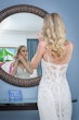 Bride Wearing Sheath Crepe Wedding Dress Cambridge By Sottero And Midgley