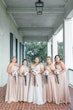 Bridal Party with Bride Wearing A-Line Wedding Dress Called Wallis by Maggie Sottero