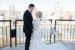 Bride wearing Riviera by Sottero and Midgley with her husband