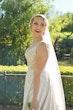 Bride in allover sequin wedding dress called roxanne by sottero and midgley