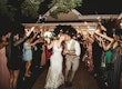 Bride In Lace V-Neck Wedding Dress Called Canberra By Maggie Sottero