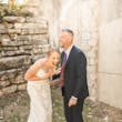 Bride Wearing Glamorous Lace And Sequin Wedding Dress Called Tuscany By Maggie Sottero Laughing With Groom