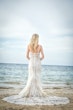 Bride Wearing Sheath Crepe Wedding Dress Cambridge By Sottero And Midgley