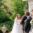 Bride In Floral Lace Mindel Maggie Sottero With Groom