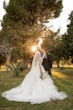 Bride In Sparkle Tulle Ballgown Yasmin Maggie Sottero With Groom