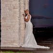 Bride In Boho Lace Wedding Dress Called Burke By Maggie Sottero