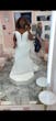Bride Wearing Deep V-Neck Wedding Dress Called Jace By Maggie Sottero Taking A Mirror Selfie