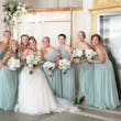 Bride Wearing Lace And Sparkle Tulle Ball Gown Honor Marie By Rebecca Ingram