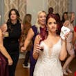 Bride wearing Bailey by Sottero and Midgley dancing during her reception