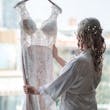 Bride With Sultry Lace Cap Sleeve Wedding Dress Chauncey By Sottero And Midgley