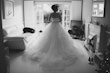 Bride In Tiered Ballgown Yasmin Maggie Sottero