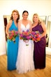 Bride In Floral A-line Laramie Sottero Midgley With Guests