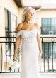 Bride Wearing Pearl Sparkly Bridal Gown Called Drew By Maggie Sottero