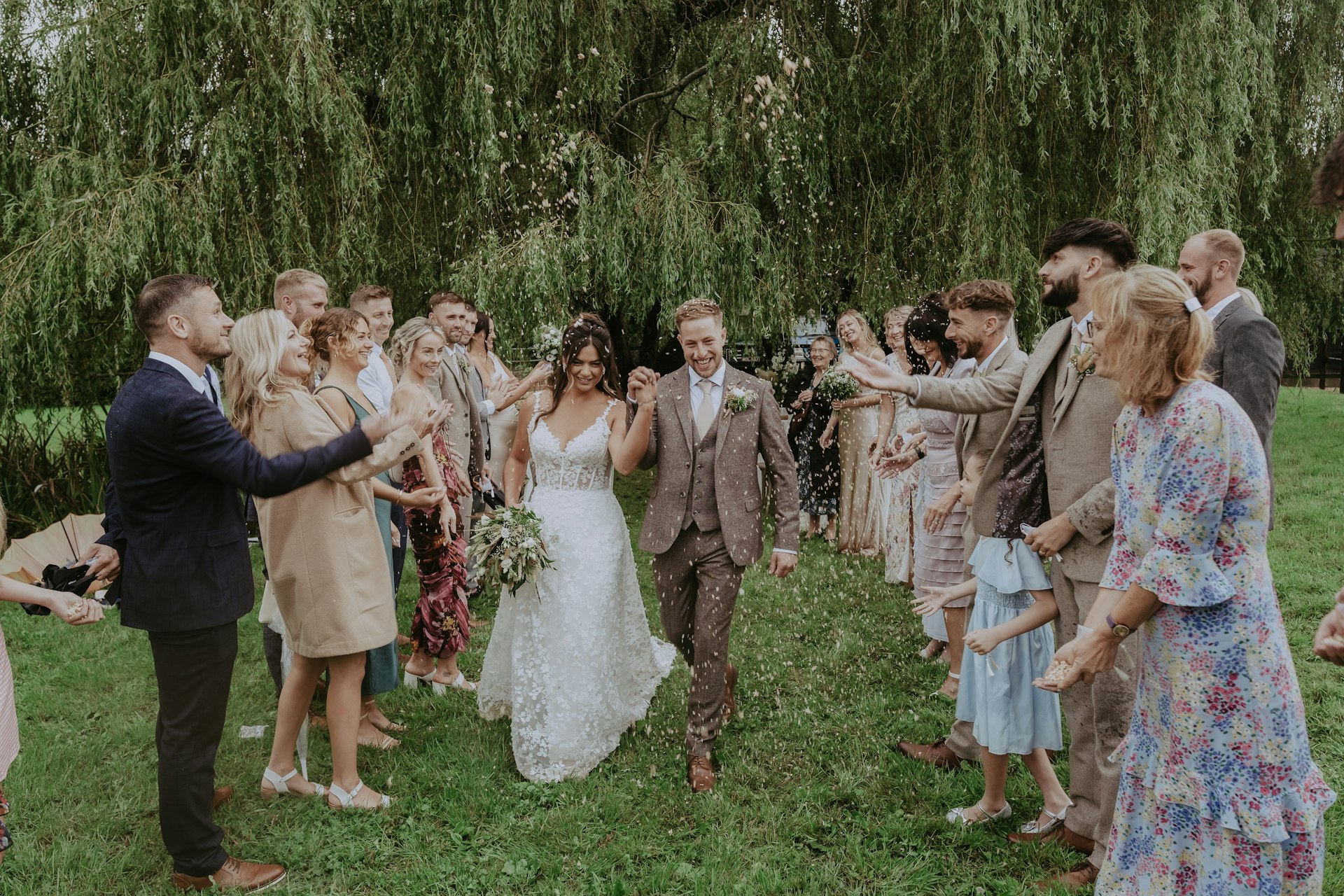 Groom With Bride Wearing Ladonna By Maggie Sottero