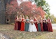 Bride Wearing Sparkly Aline Wedding Dress Called Anniston By Maggie Sottero With Bridesmaids