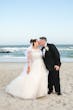Groom With Bride Wearing Lace And Sparkle Tulle Ball Gown Honor Marie By Rebecca Ingram