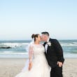 Groom With Bride Wearing Lace And Sparkle Tulle Ball Gown Honor Marie By Rebecca Ingram