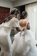 Bride Wearing White Ballgown Zulani