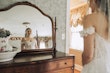 Bride Wearing Lace Aline Bridal Gown Called Harlem By Maggie Sottero Looking In The Mirror